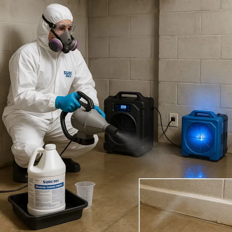 Sanitization and Odor Removal process in Centerville, TX