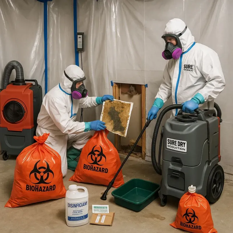 Contaminated Water Handling Protocols process in Centerville, TX