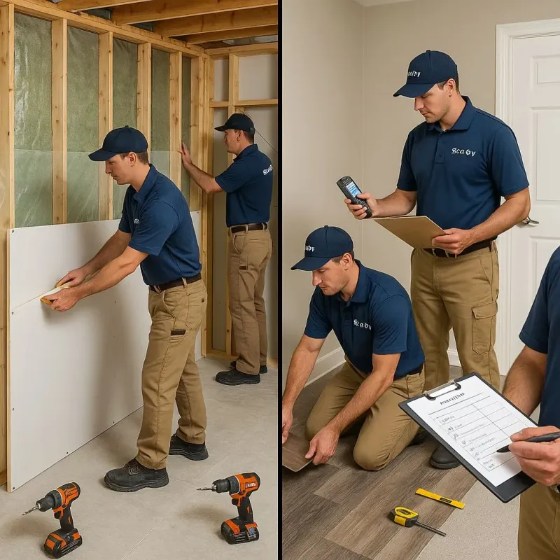 Repairs and Reconstruction process in Centerville, TX
