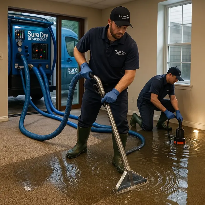 Water Extraction and Removal process in Centerville, TX